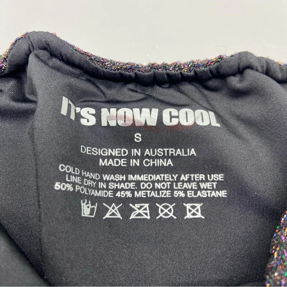 New! Free People x it’s now cool the gathered tie pant black lurex 1860 - Picture 5 of 10